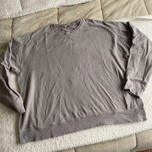 Comfort Wash Men's Gray Long Sleeve Sweatshirt Size 2XL
